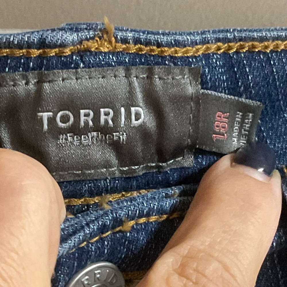 Torrid Stretch Rigid High Rise Straight Jeans - Picture 8 of 12